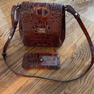 Matching shoulder bag and wallet